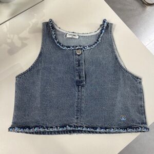 Chanel denim vest